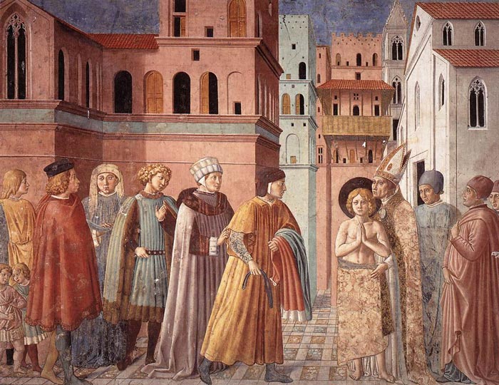 Francis of Assisi renouncing father