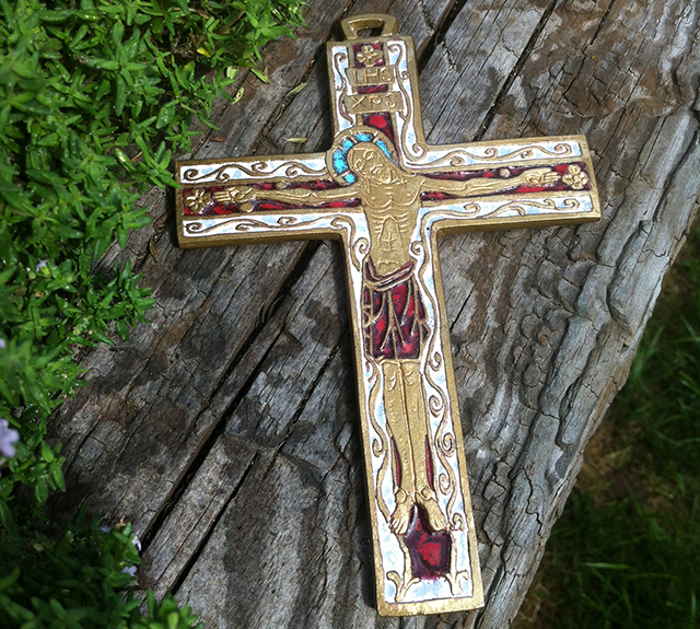 Cross similar style to San Damiano Cross - St Francis of Assisi